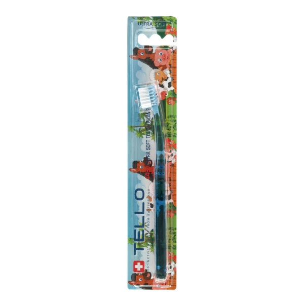 Vaikiškas dantų šepetėlis 6-12 m., TELLO Ultra Soft, labai minkštas 4480