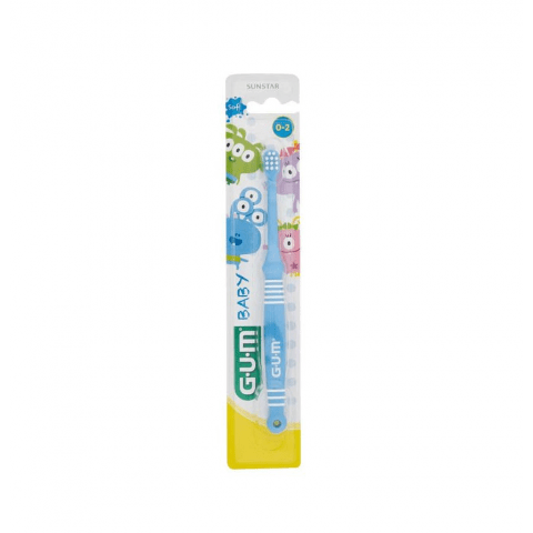 GUM BABY dantų šepetėlis mažyliams (0-2 m.)