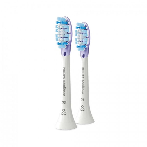 Standartinės elektrinio dantų šepetėlio galvutės PHILIPS Philips Sonicare G3 Premium Gum Care, HX9052/17, baltos spalvos, 2 vnt