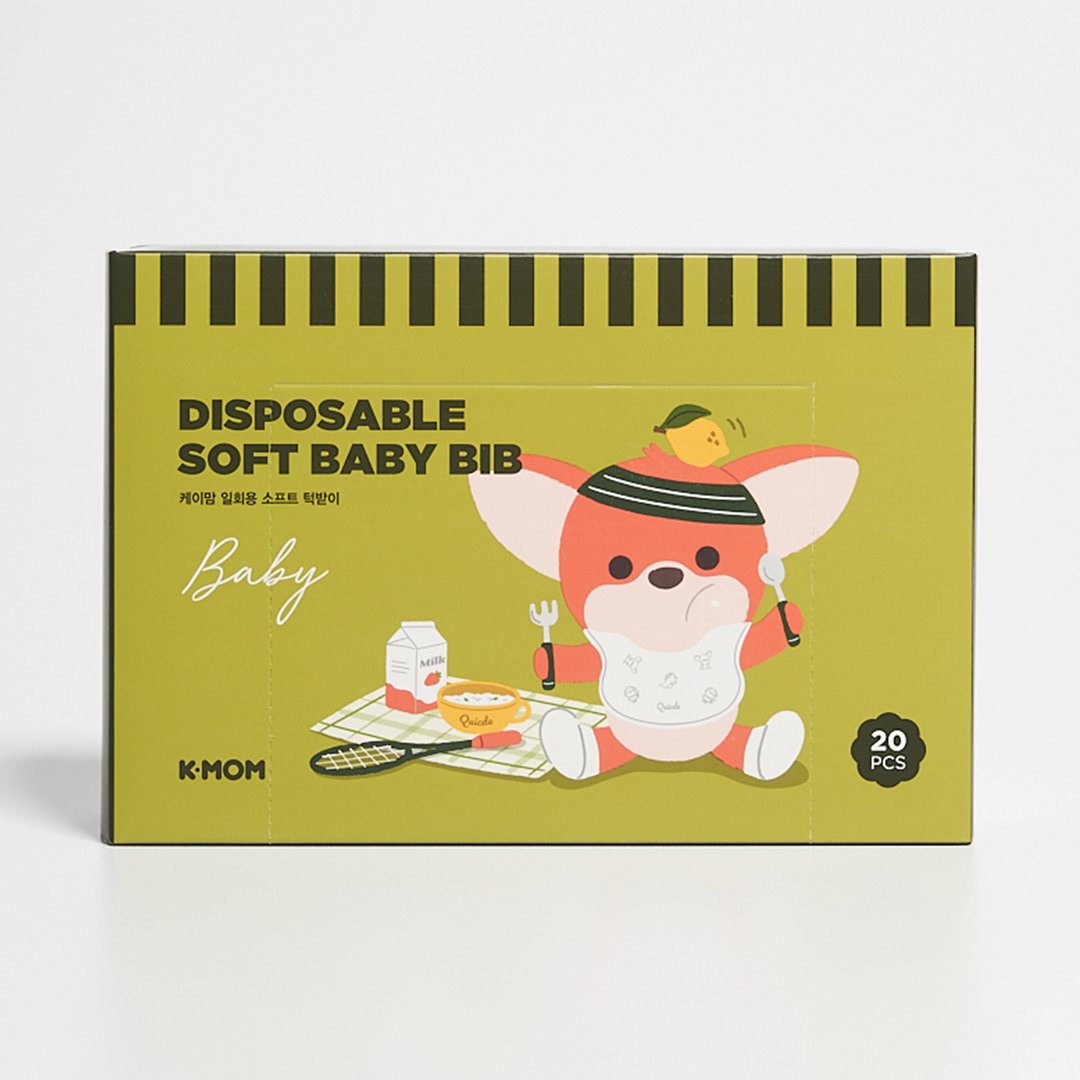 K-MOM vienkartiniai švelnūs seilinukai, 20vnt. - Image 2