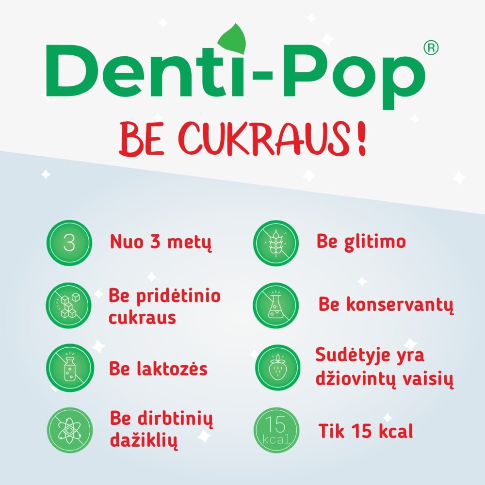 Denti-POP becukriai čiulpinukai su vitaminais ir mineralais - Image 2